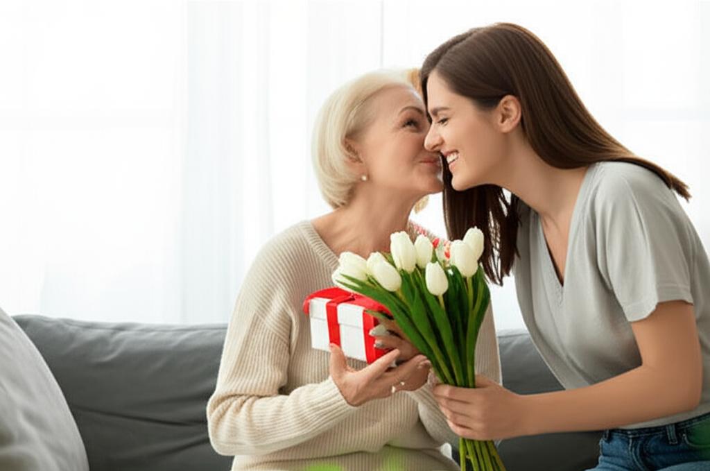 Indeed, you take after your mother in many ways.